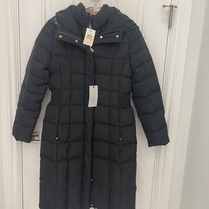 Cole Hann Signature Puffer Jacket Size M, NWT,  Black